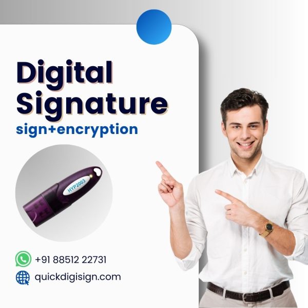 Digital signature with encryption
